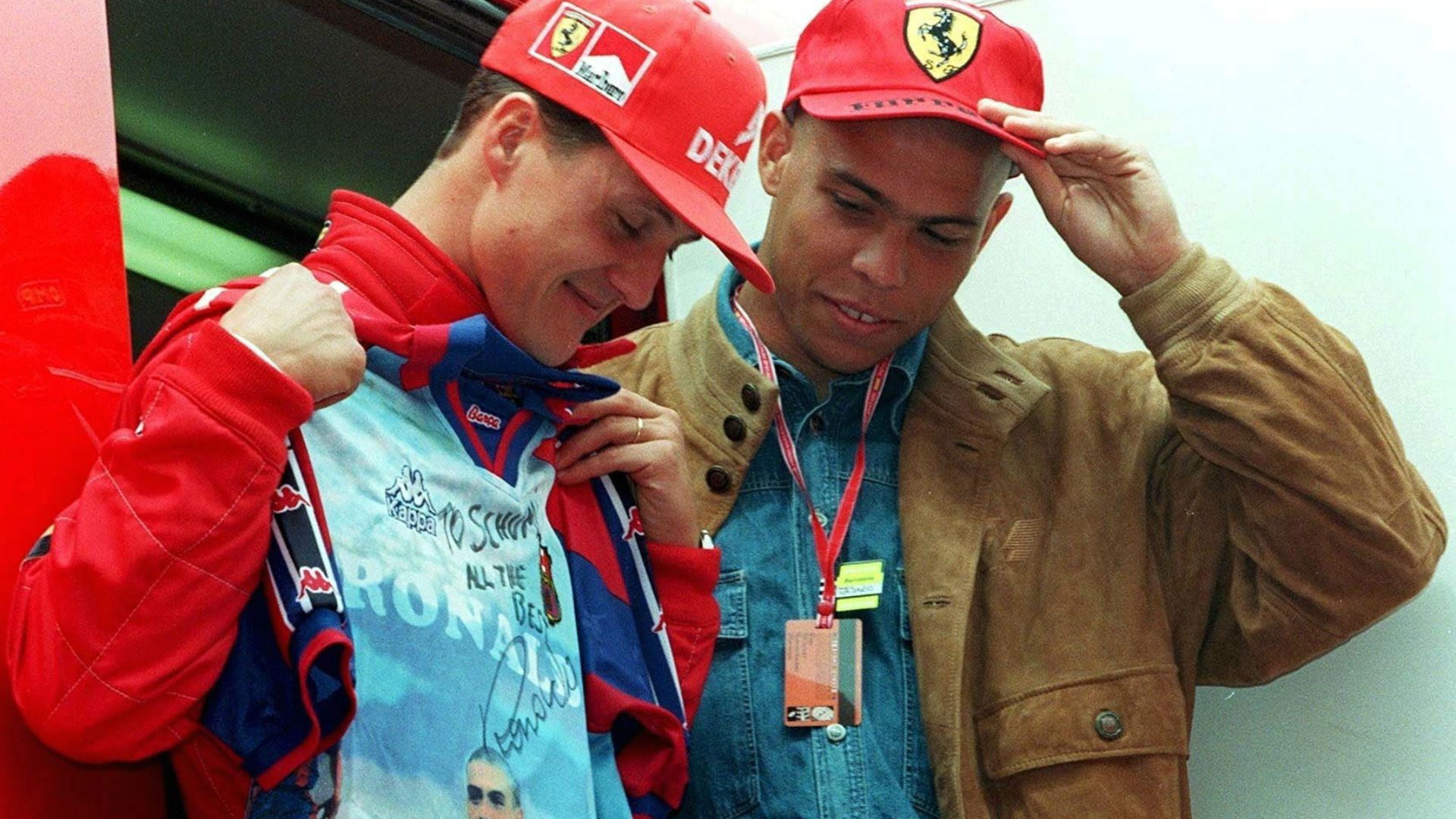 ronaldo nazario michael schumacher - 1997