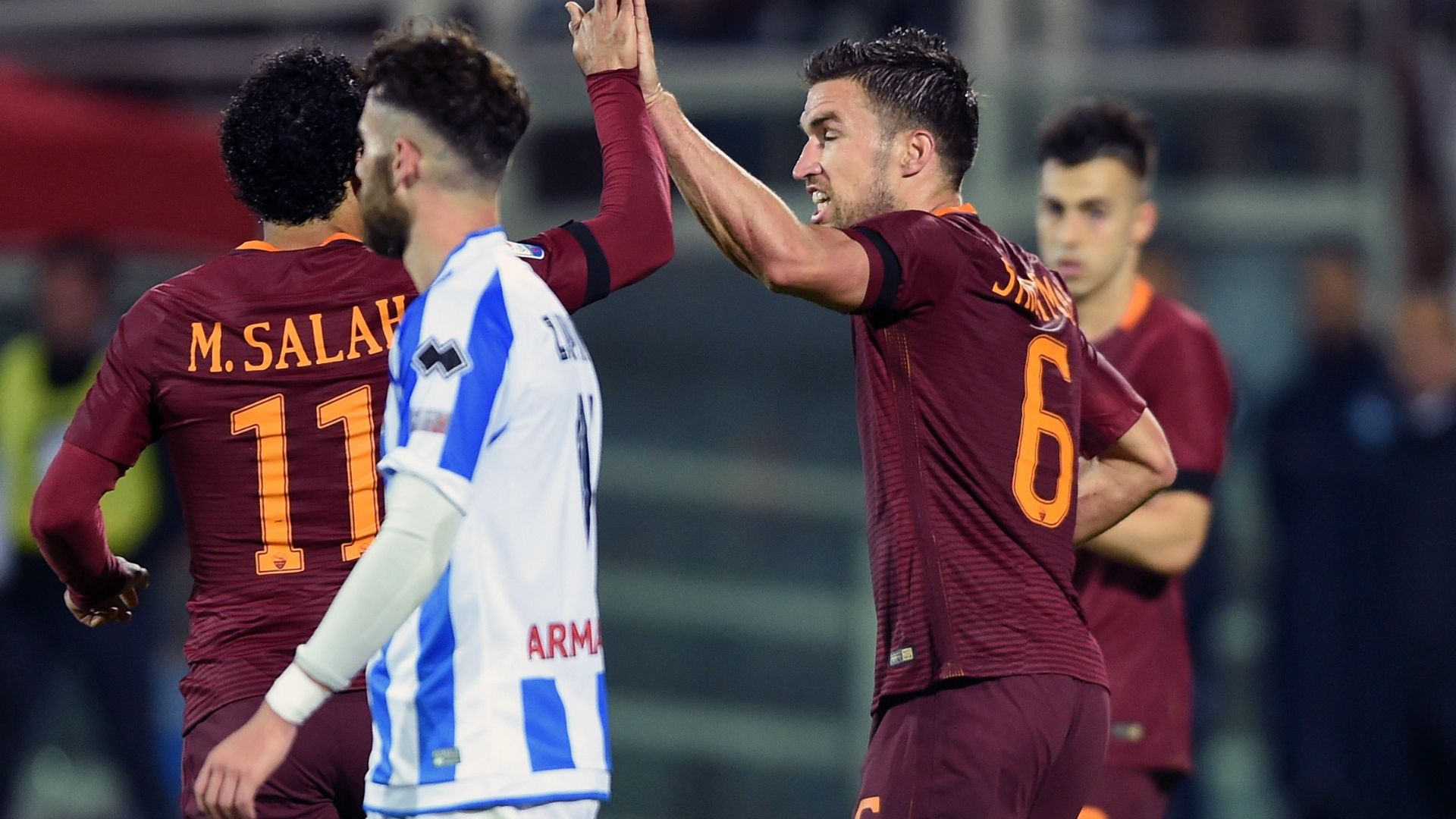 Strootman Pescara Roma Serie A