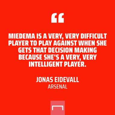Jonas Eidevall quote PS 1:1