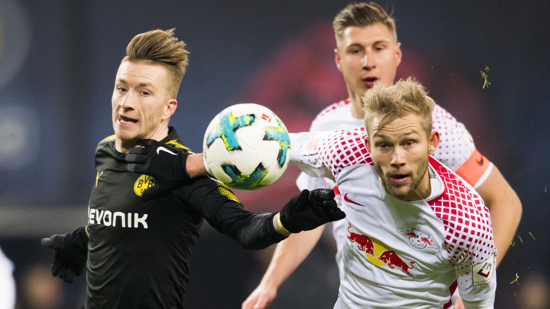 RB Leipzig Borussia Dortmund Konrad Laimer Marco Reus 03032018