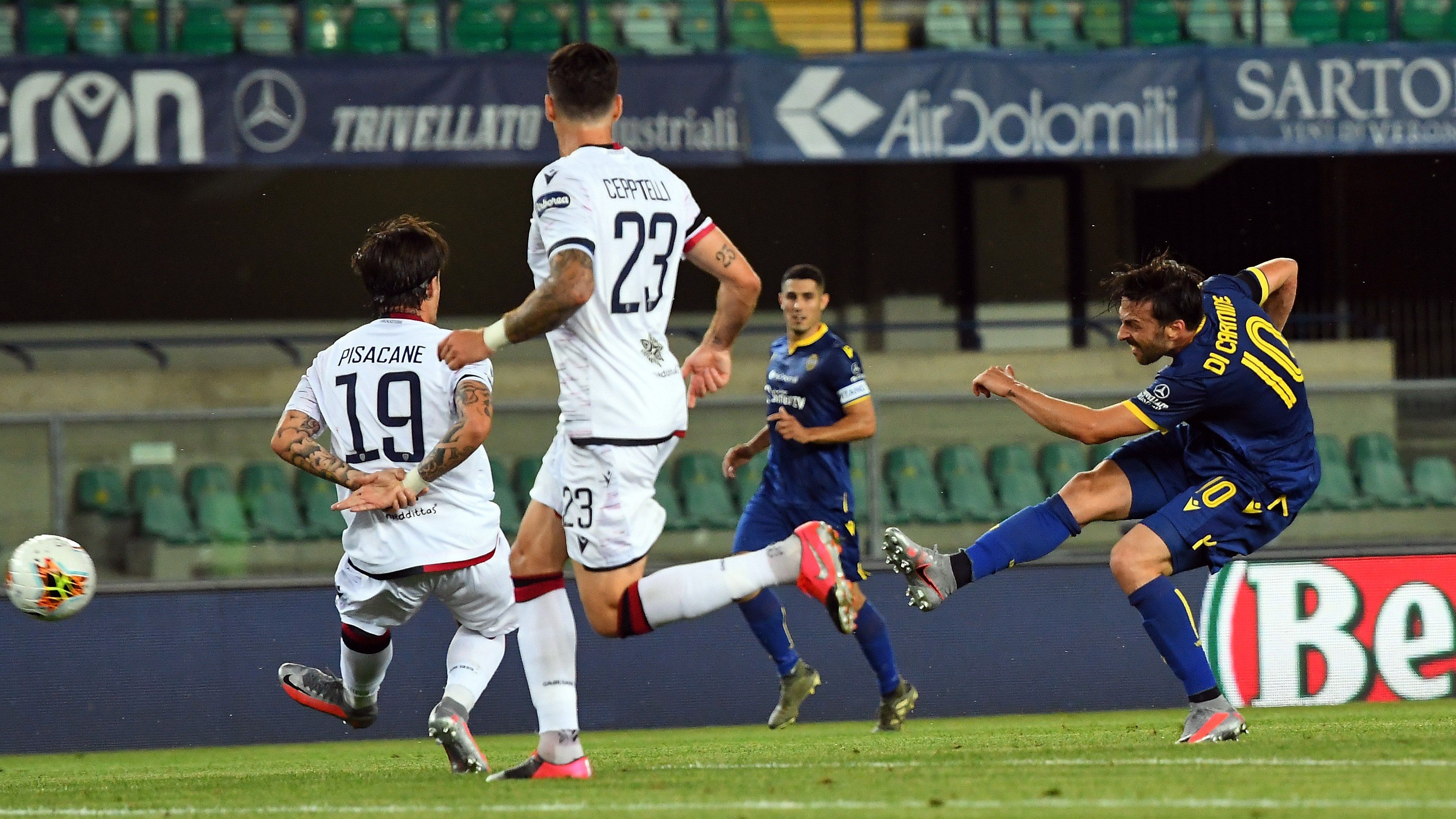 Samuel Di Carmine Verona Cagliari Serie A