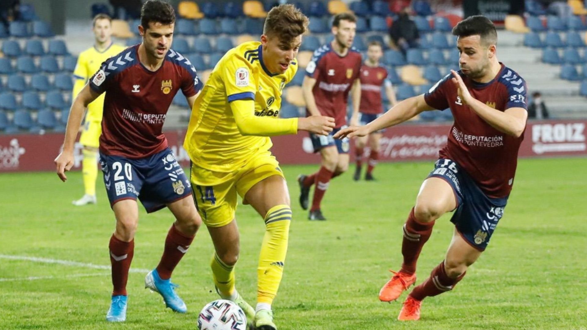 Pontevedra vs. Cádiz, Copa del Rey