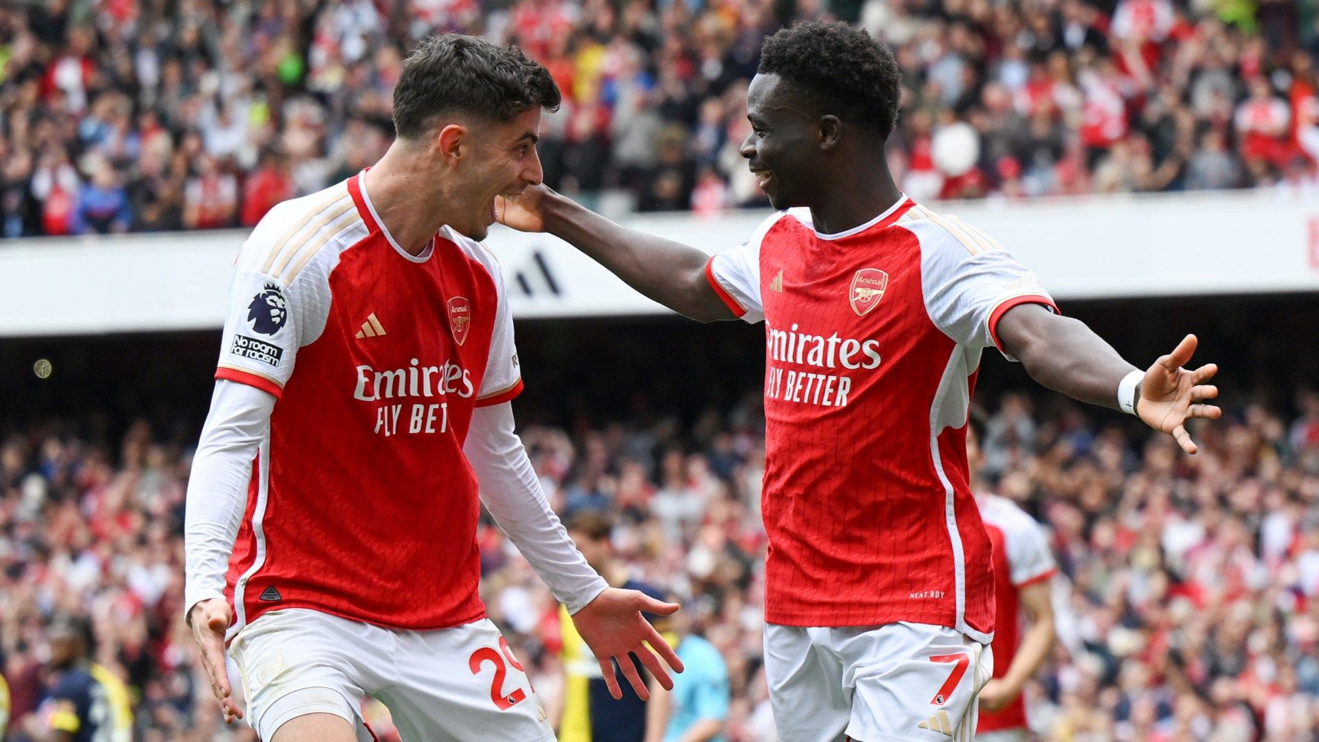 Kai Havertz Bukayo Saka Arsenal 2023-24