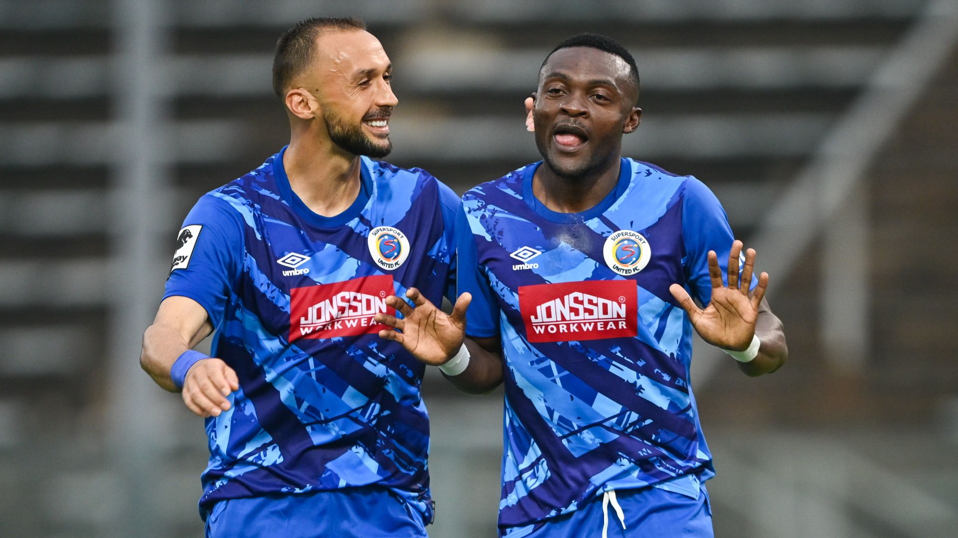 Samir Nurkovic & Christian Saile Basomboli, SuperSport United, February 2025