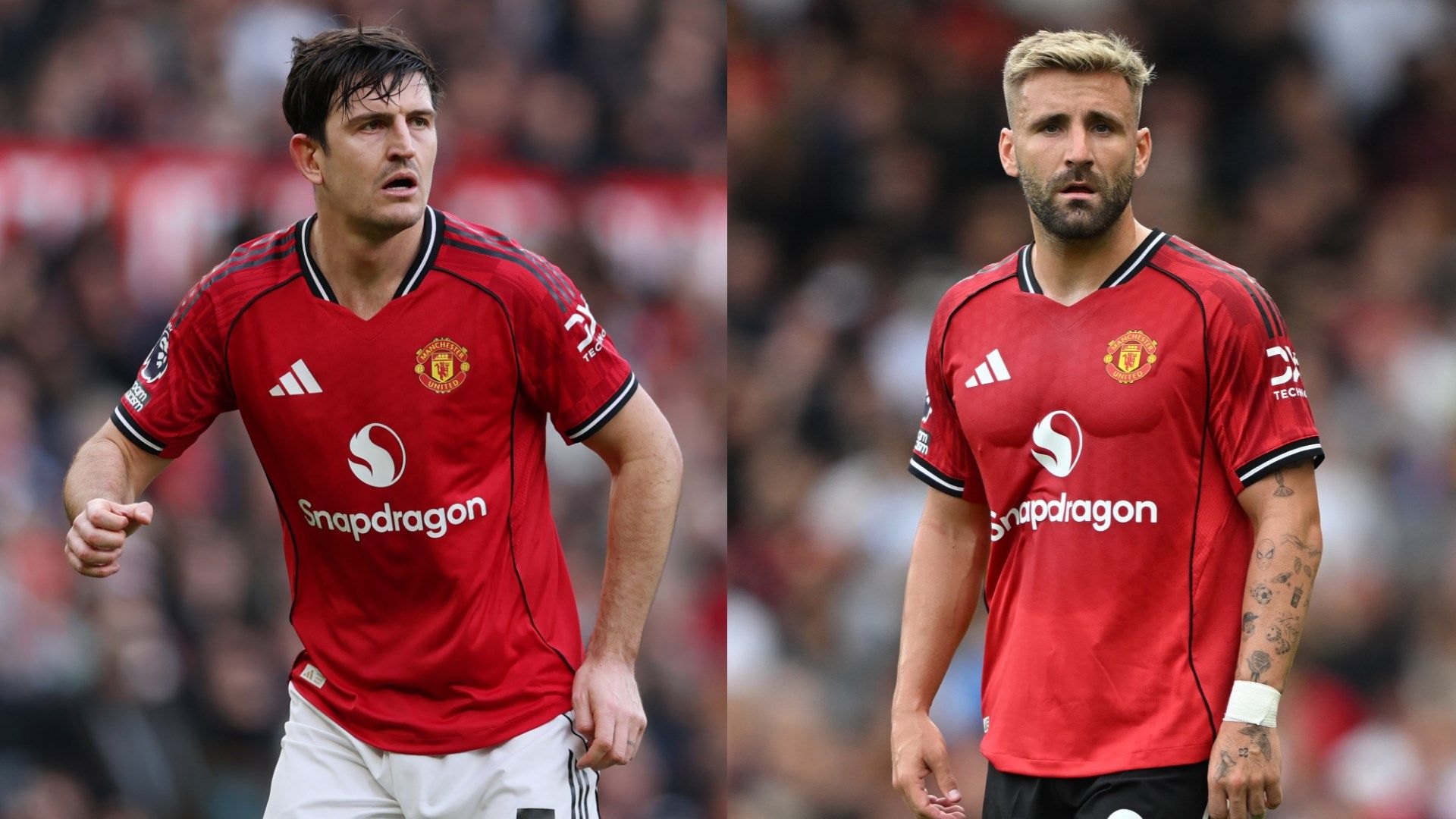 Harry Maguire Luke Shaw