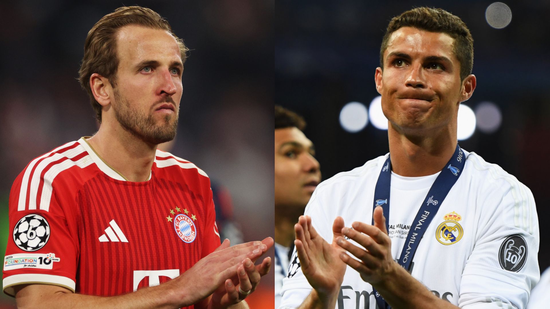 Harry Kane Cristiano Ronaldo Bayern Munich Real Madrid