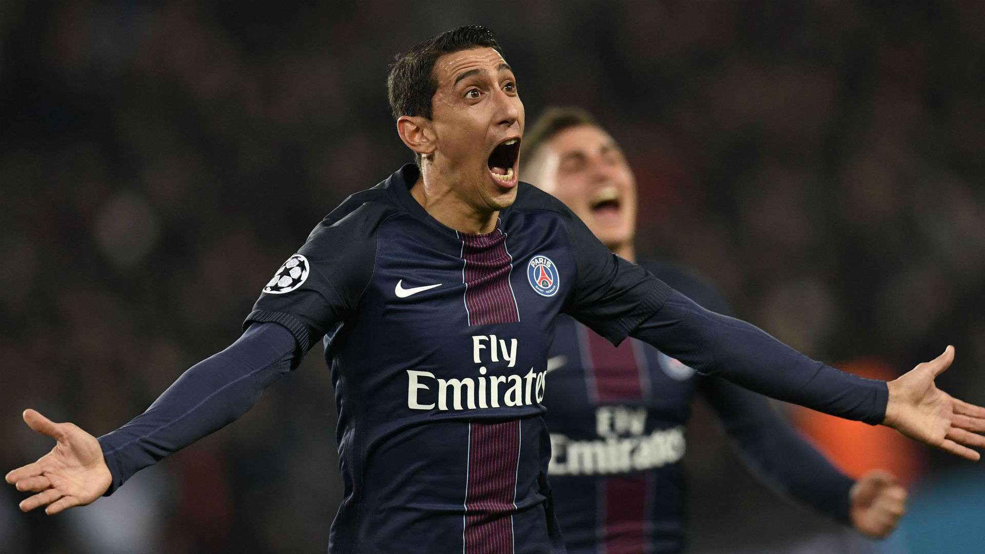 Angel Di Maria Paris SG FC Barcelona UEFA Champions League 14022017