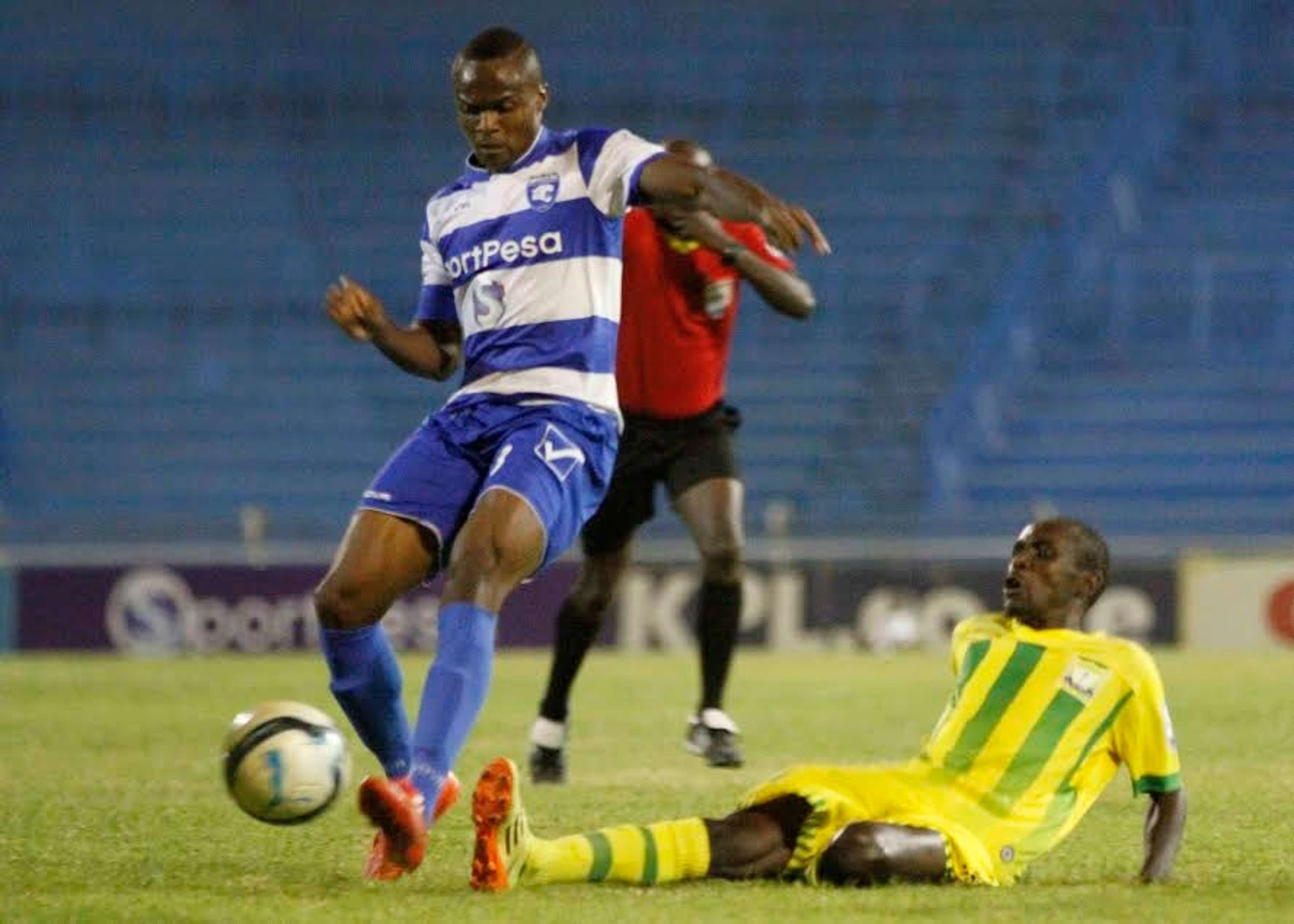 AFC Leopards midfielder Cliftone Miheso