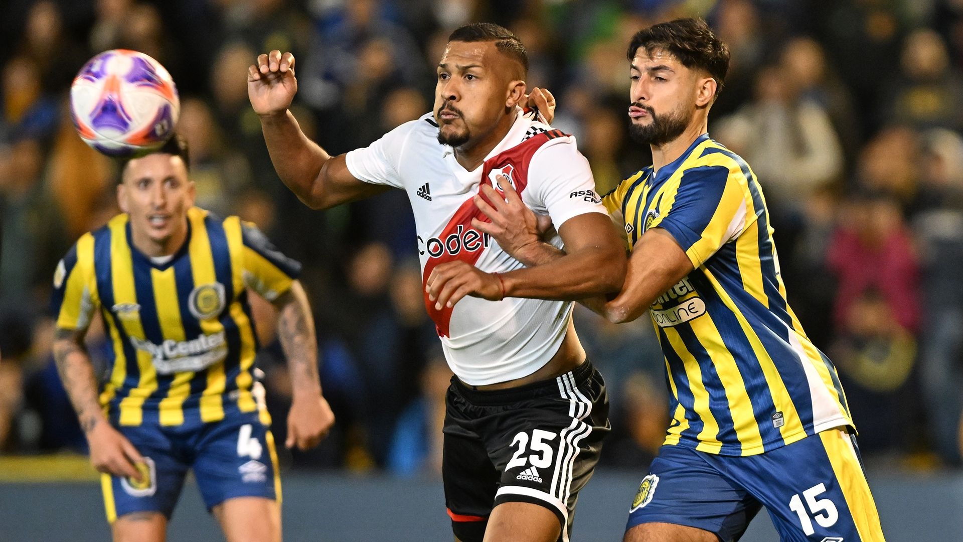 Salomon Rondon Facundo Mallo Rosario Central River Torneo Liga Profesional 2023