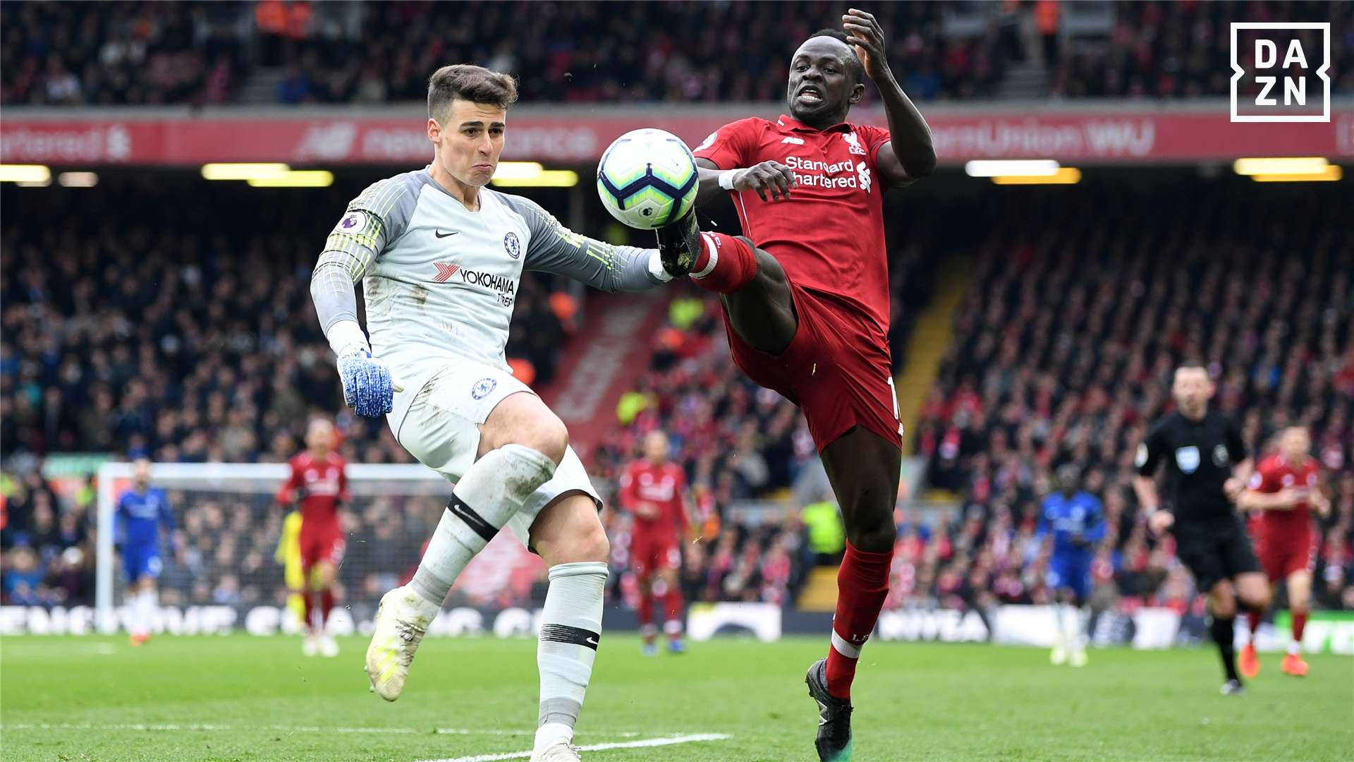 Kepa y Mané, Chelsea-Liverpool