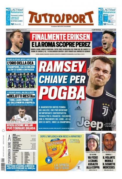 21 February Tuttosport