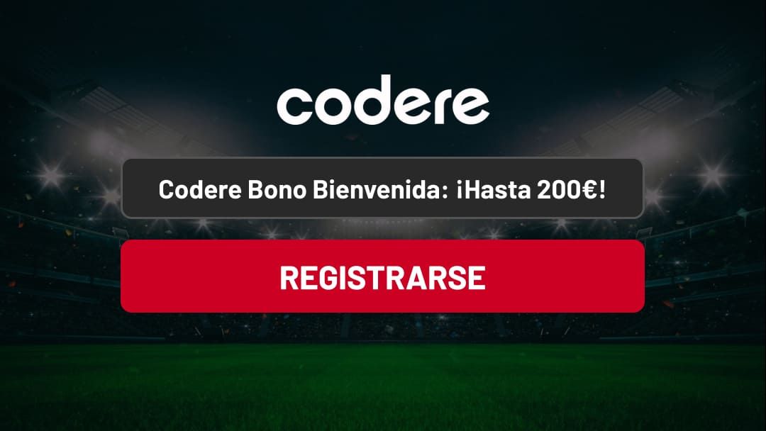 Codigo promocional Codere oferta