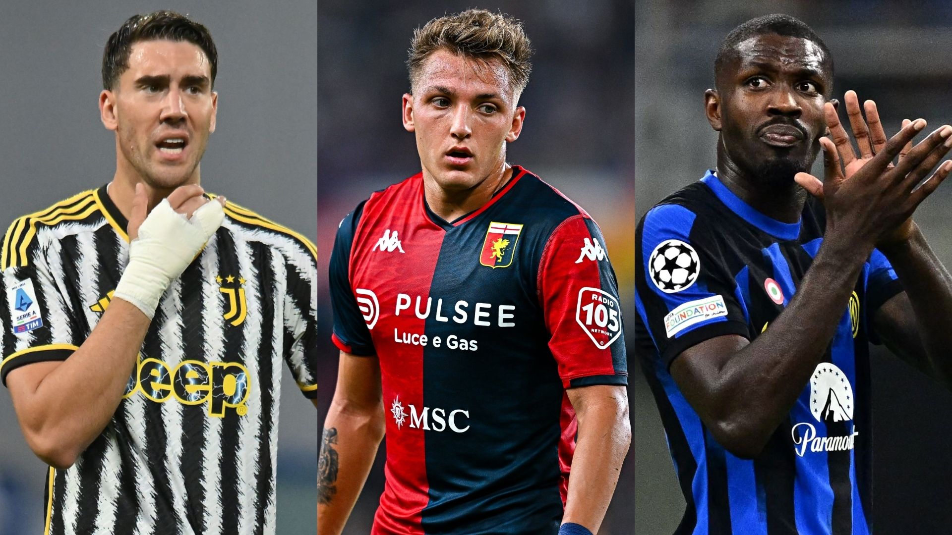 Vlahovic Retegui Thuram