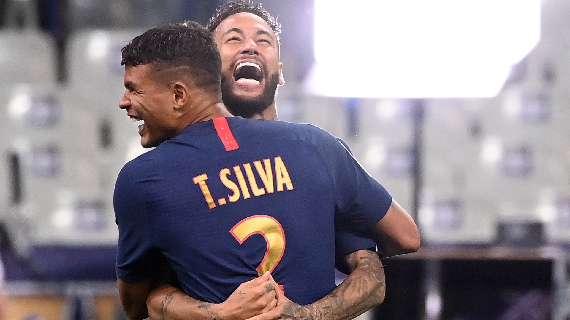 Thiago Silva Neymar PSG