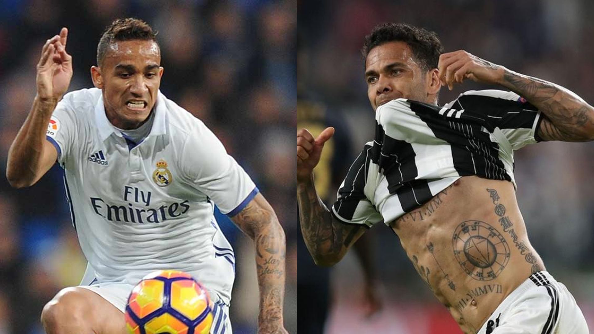 Danilo Real Madrid Dani Alves Juventus