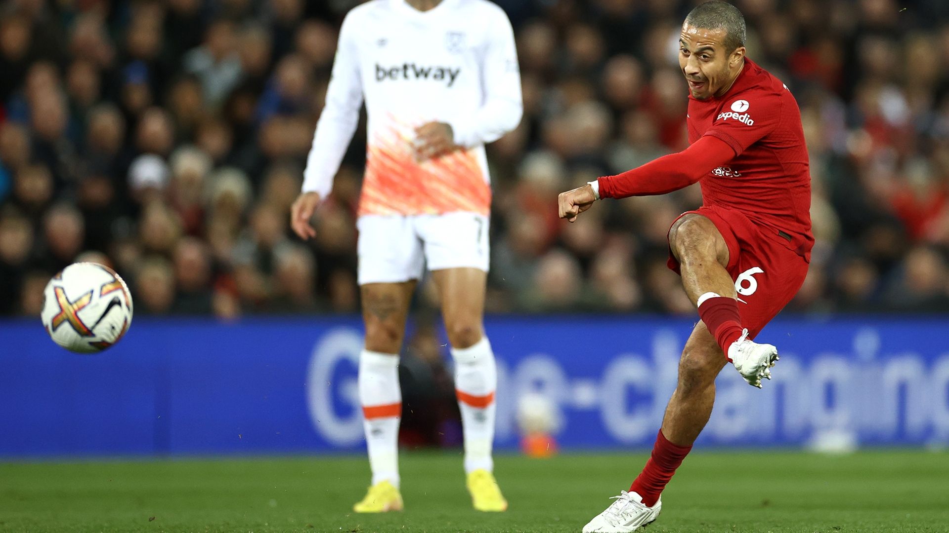 Thiago Alcantara Liverpool West Ham 2022-23