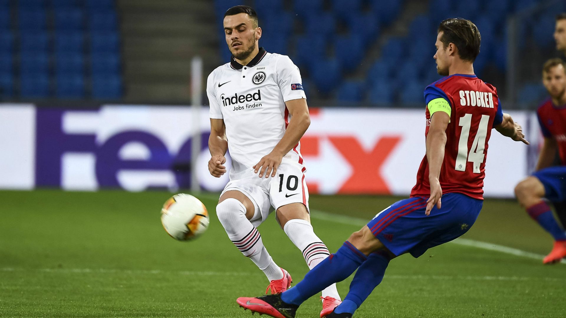 GERMANY ONLY: FILIP KOSTIC EINTRACHT FRANKFURT VALENTIN STOCKER BASEL EUROPA LEAGUE 06082020