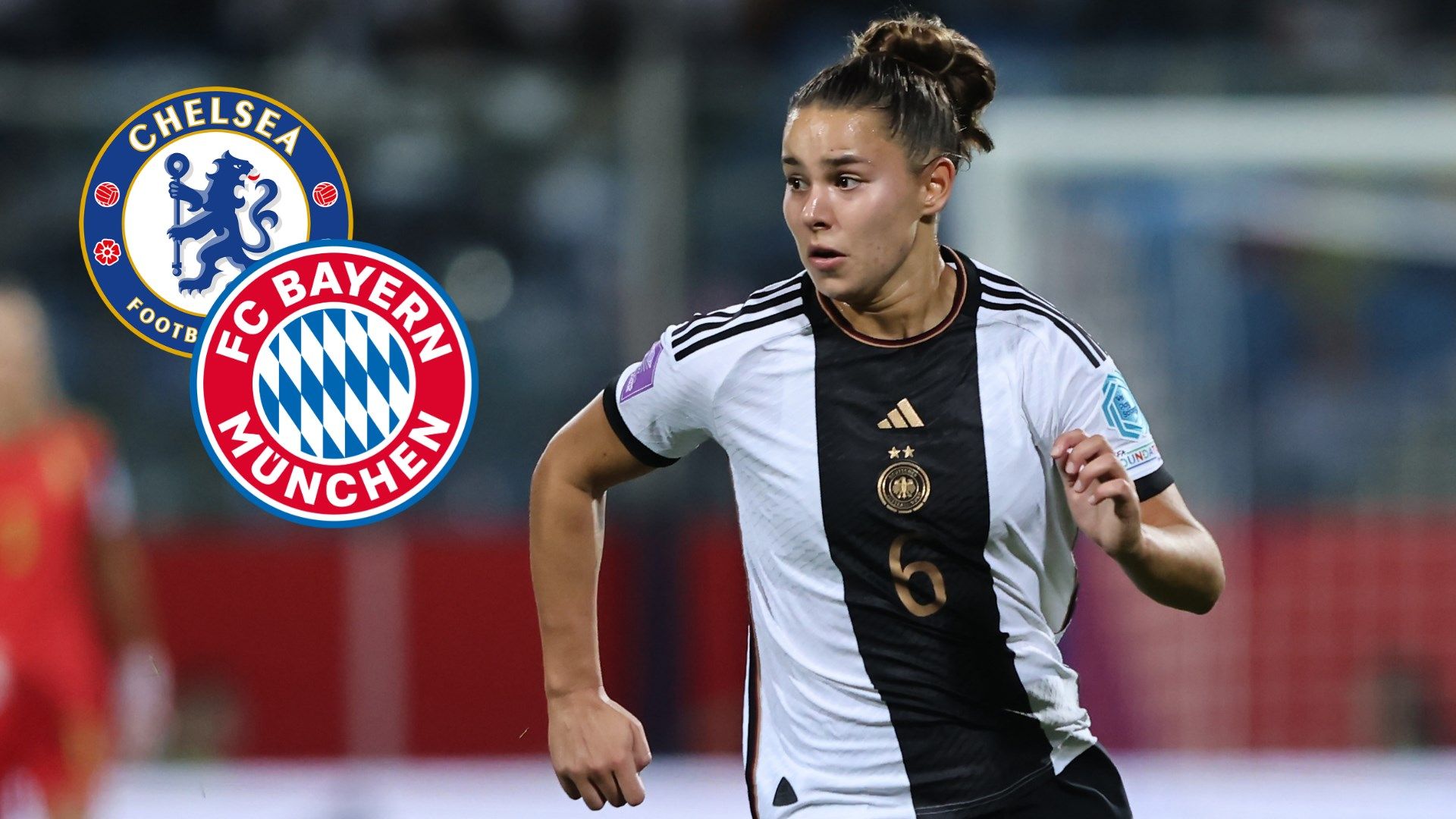 Lena Oberdorf Chelsea Bayern Munich composite