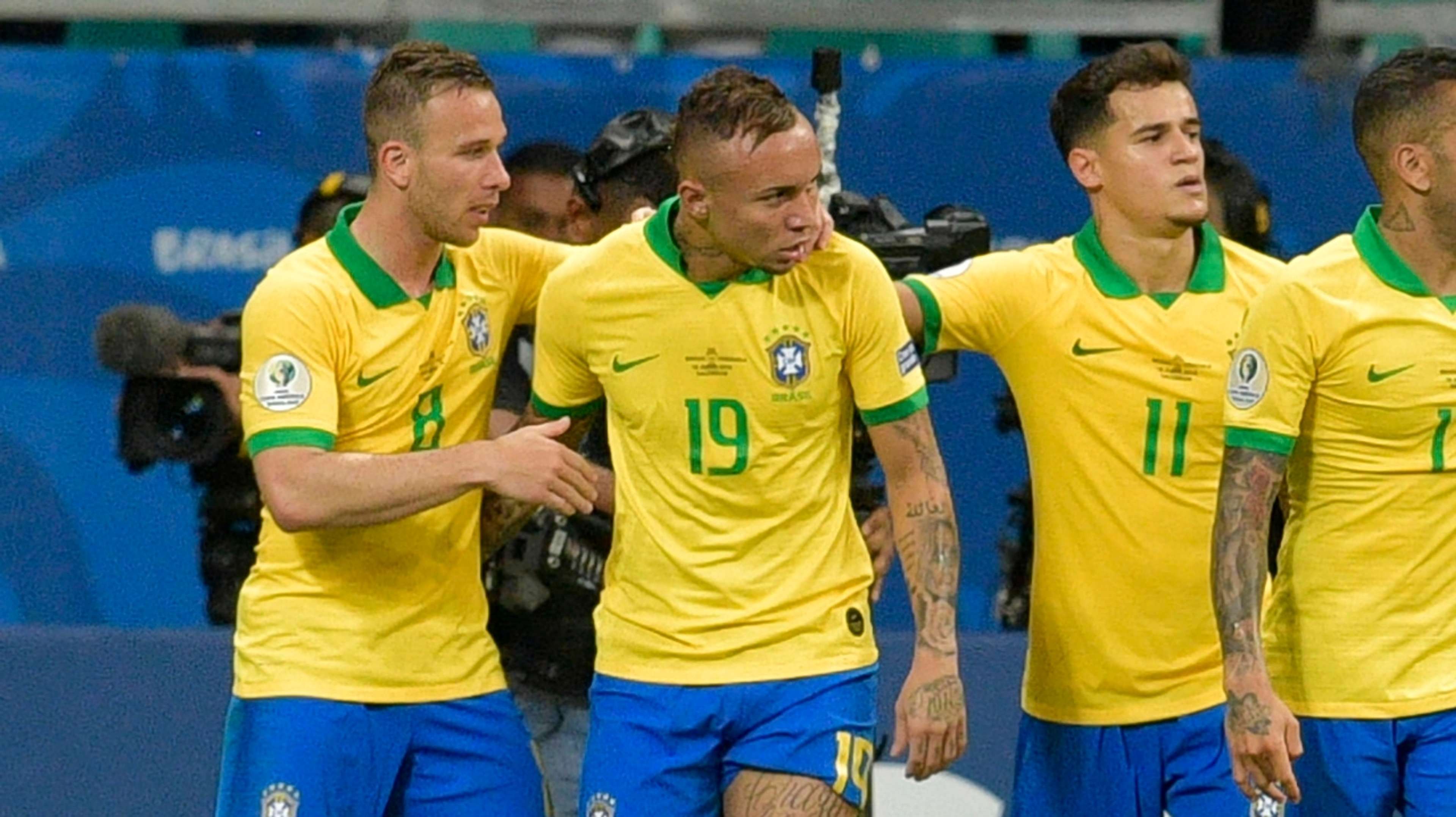 Coutinho Everton Arthur Brasil Copa América 2019