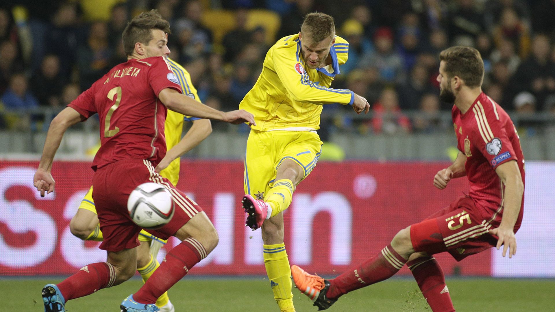 Andriy Yarmolenko Ukraine Spanien