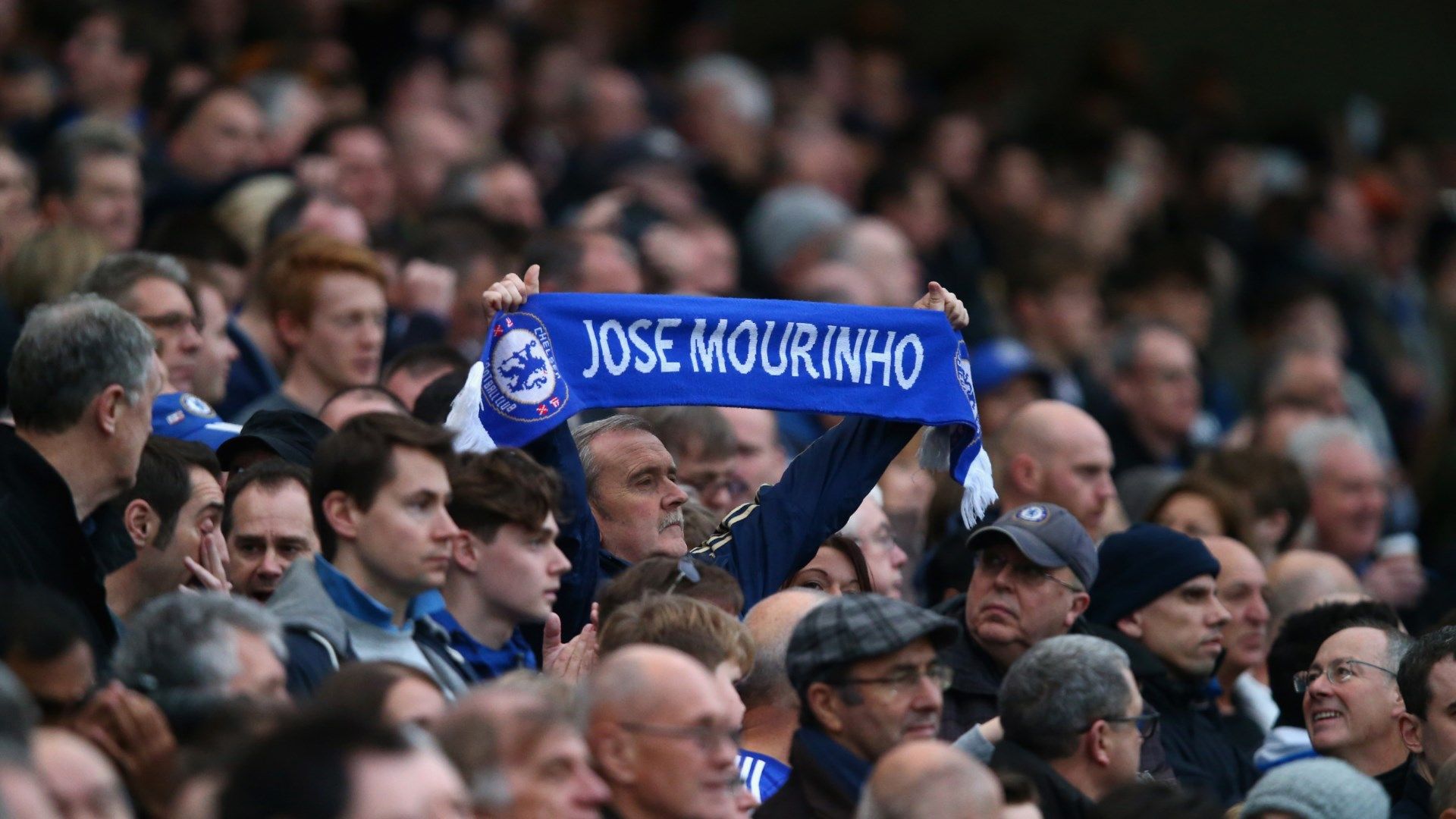 Chelsea fans Jose Mourinho