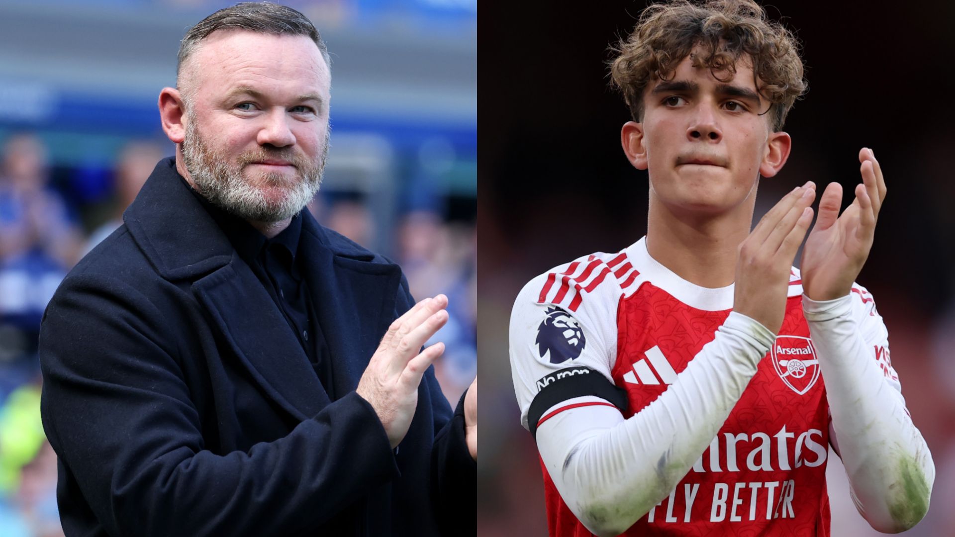 Wayne Rooney Max Dowman Arsenal 2025