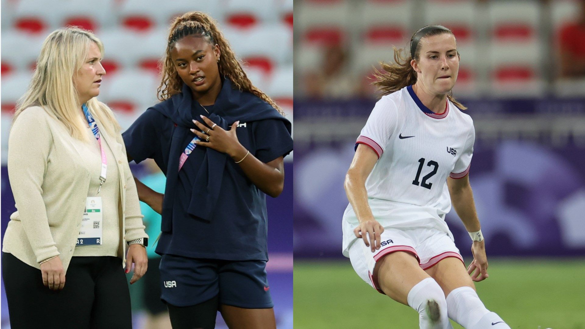 Tierna Davidson Jaedyn Shaw Emma Hayes USWNT