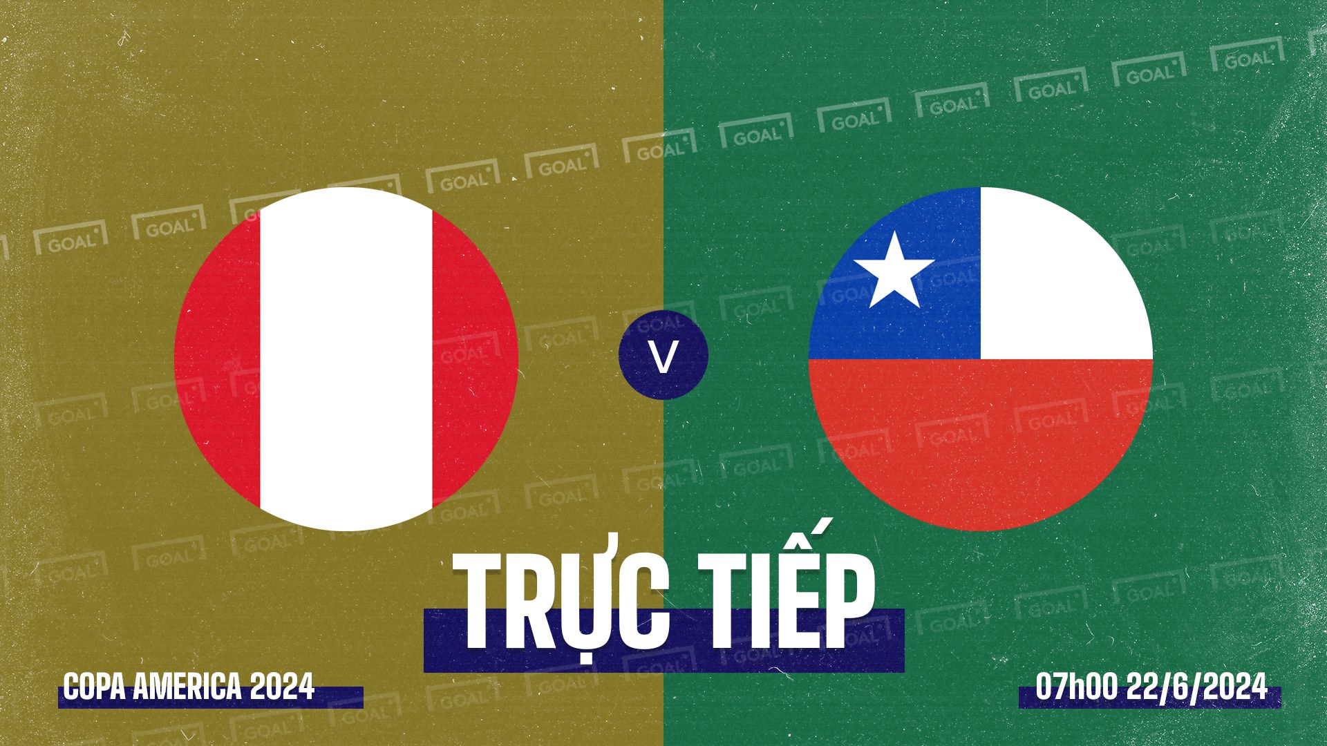Peru vs Chile Copa America 2024 GFX