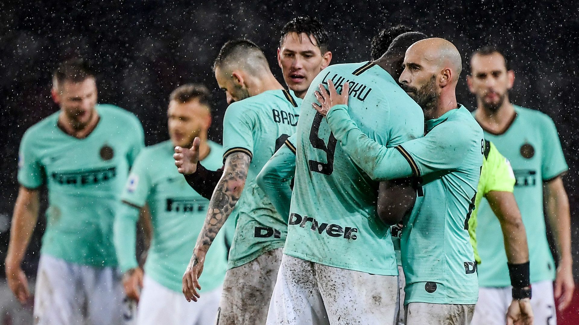 Romelu Lukaku Borja Valero Inter