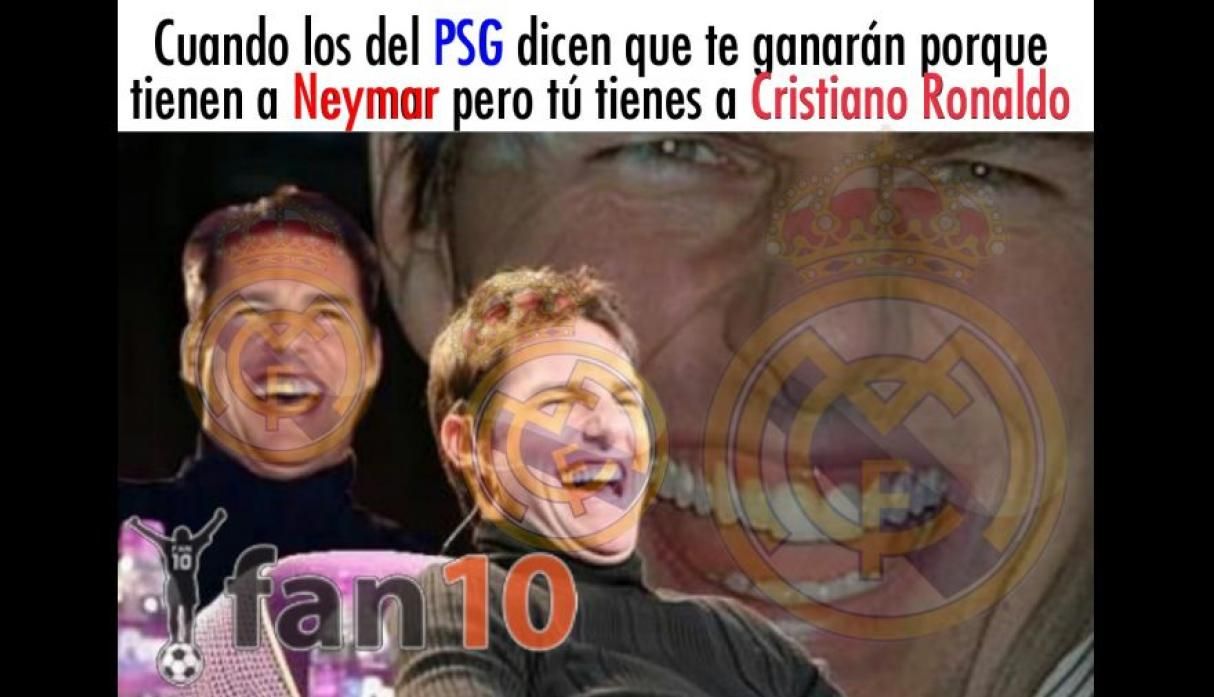 Memes Real Madrid PSG