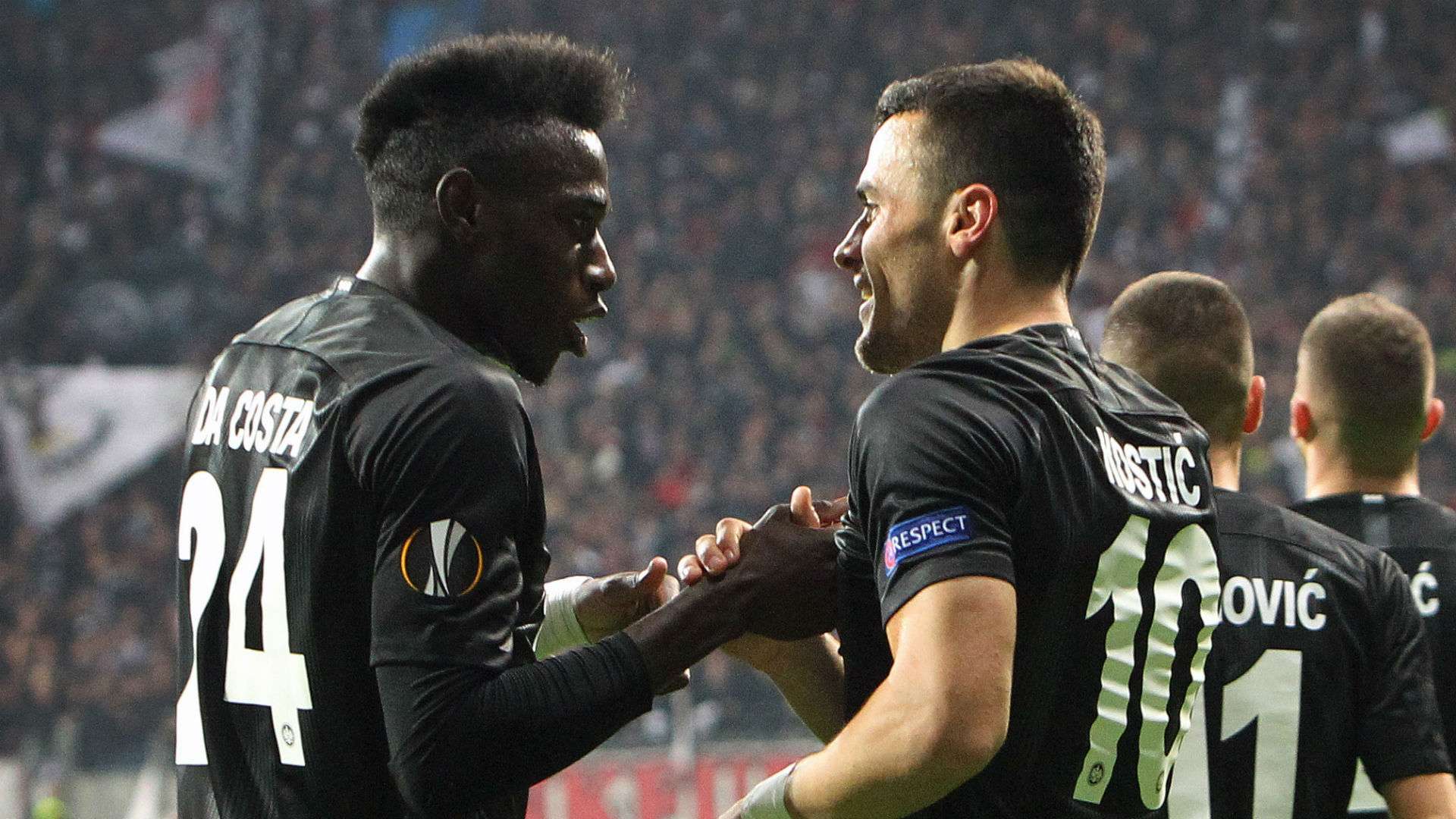 Danny Da Costa Filip Kostic Eintracht Frankfurt