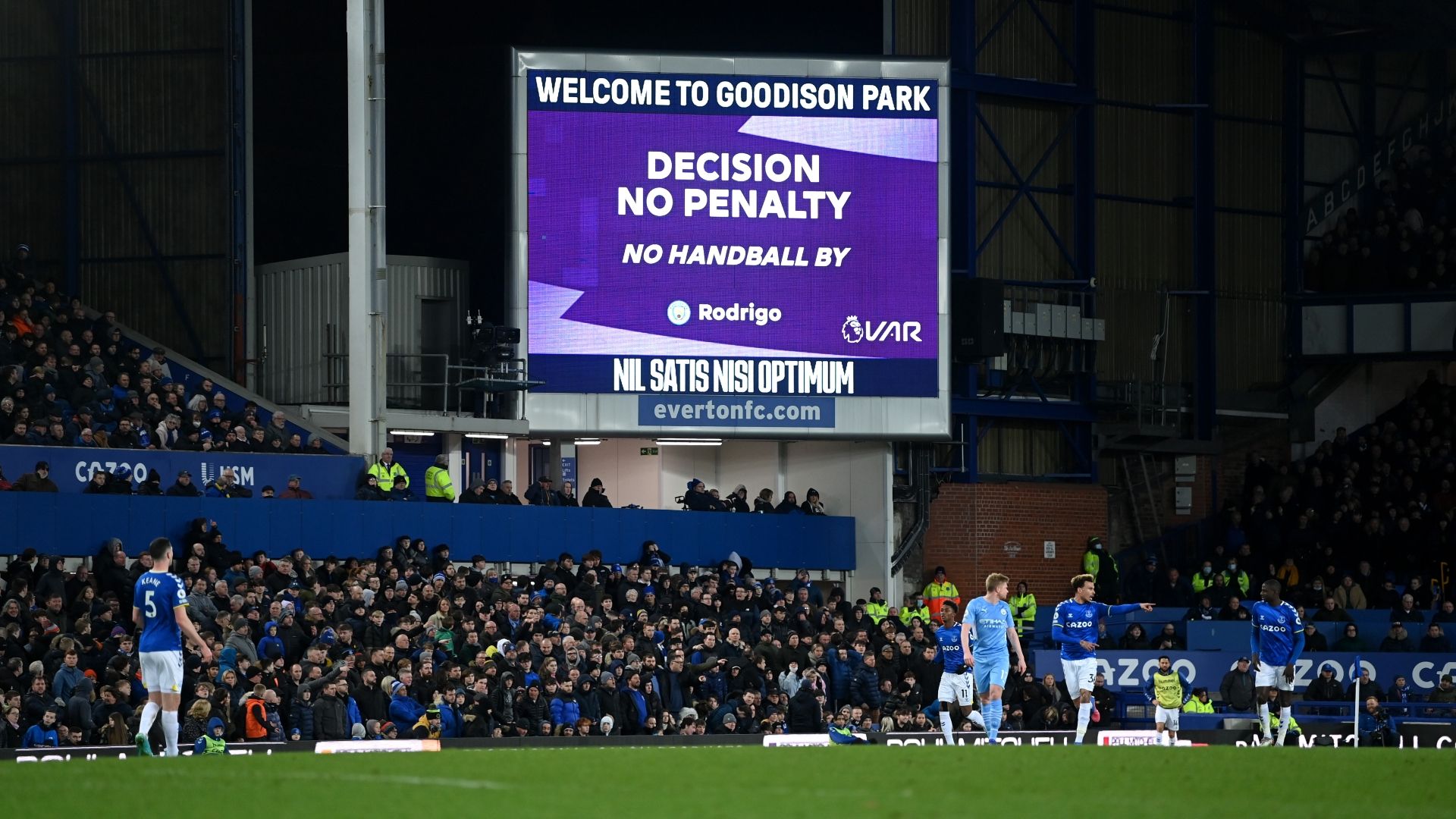 Everton Man City VAR review 2021-22