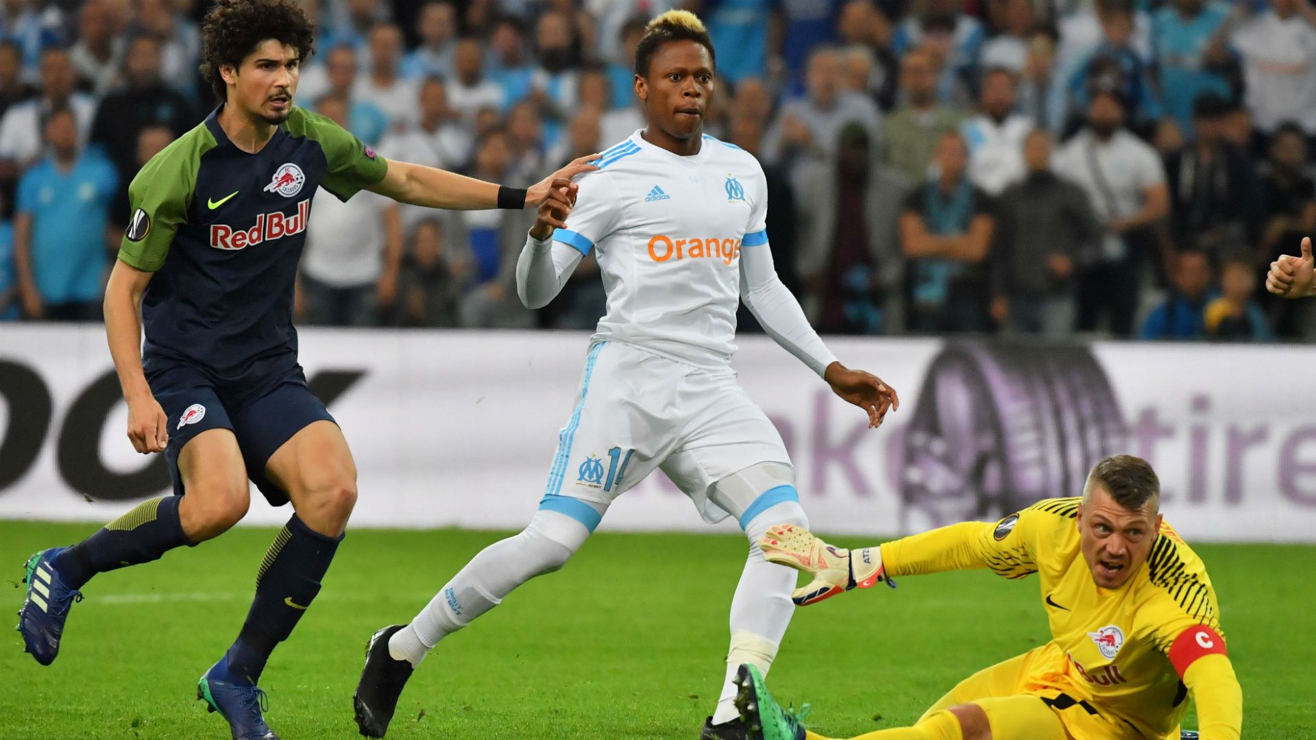 Clinton Njie Marseille Salzburg UEFA Europa League 26042018