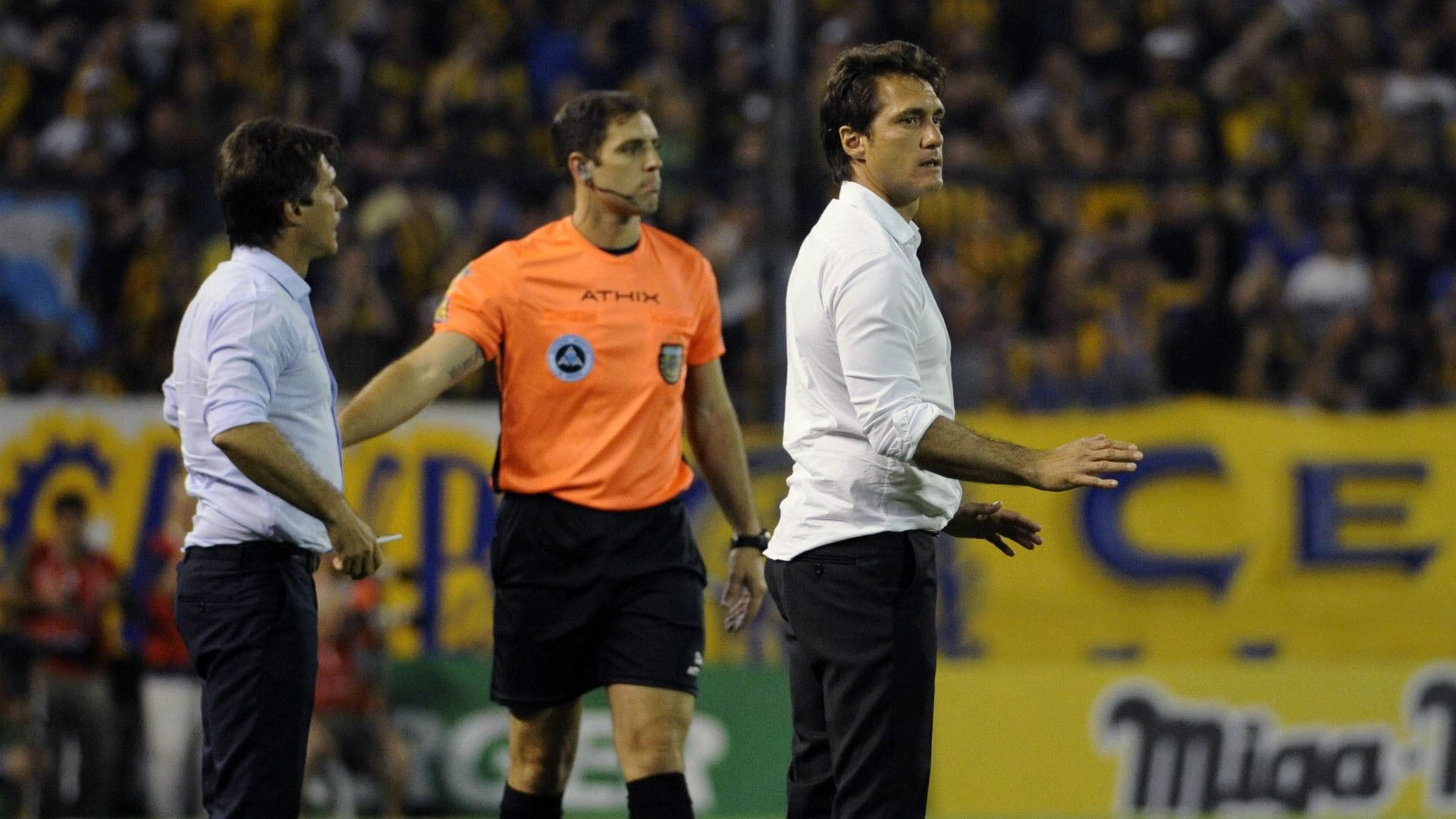 Gustavo y Guillermo Barros Schelotto Rosario Central Boca Superliga Argentina 26112017