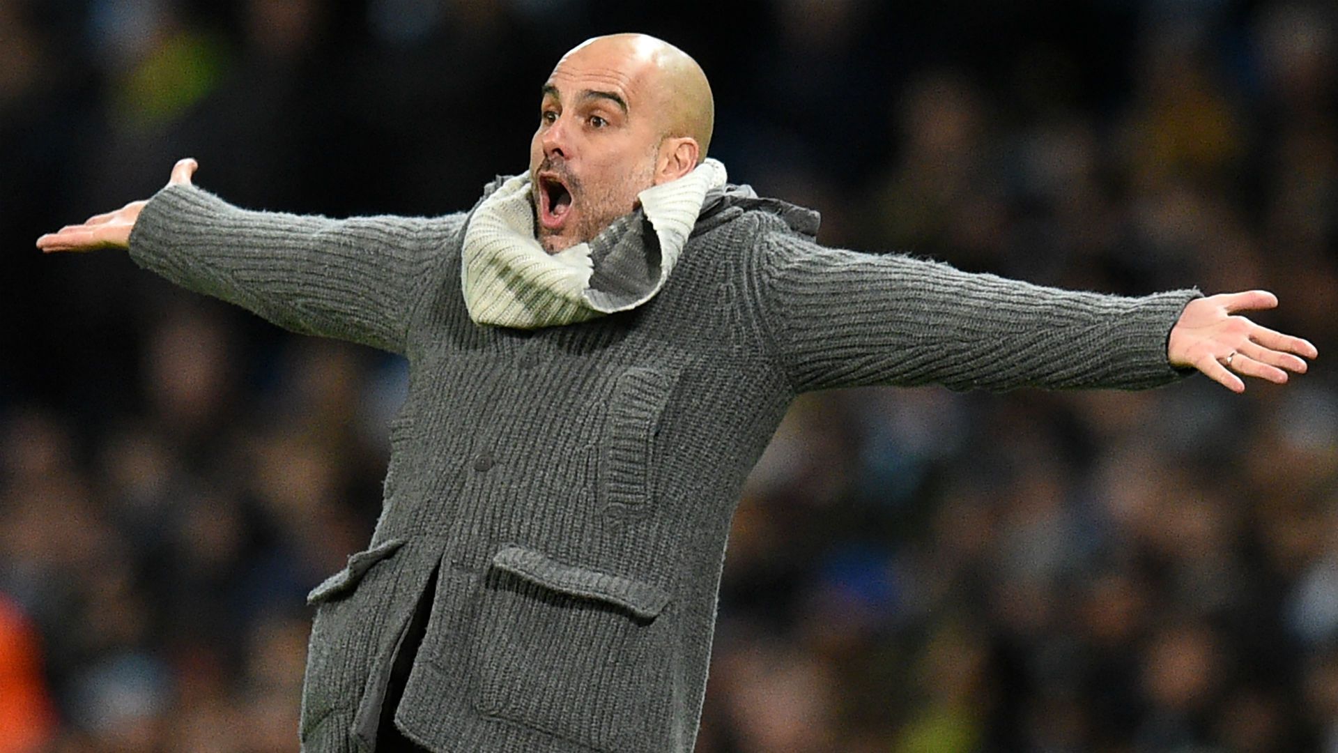Pep Guardiola Manchester City Schalke 120319