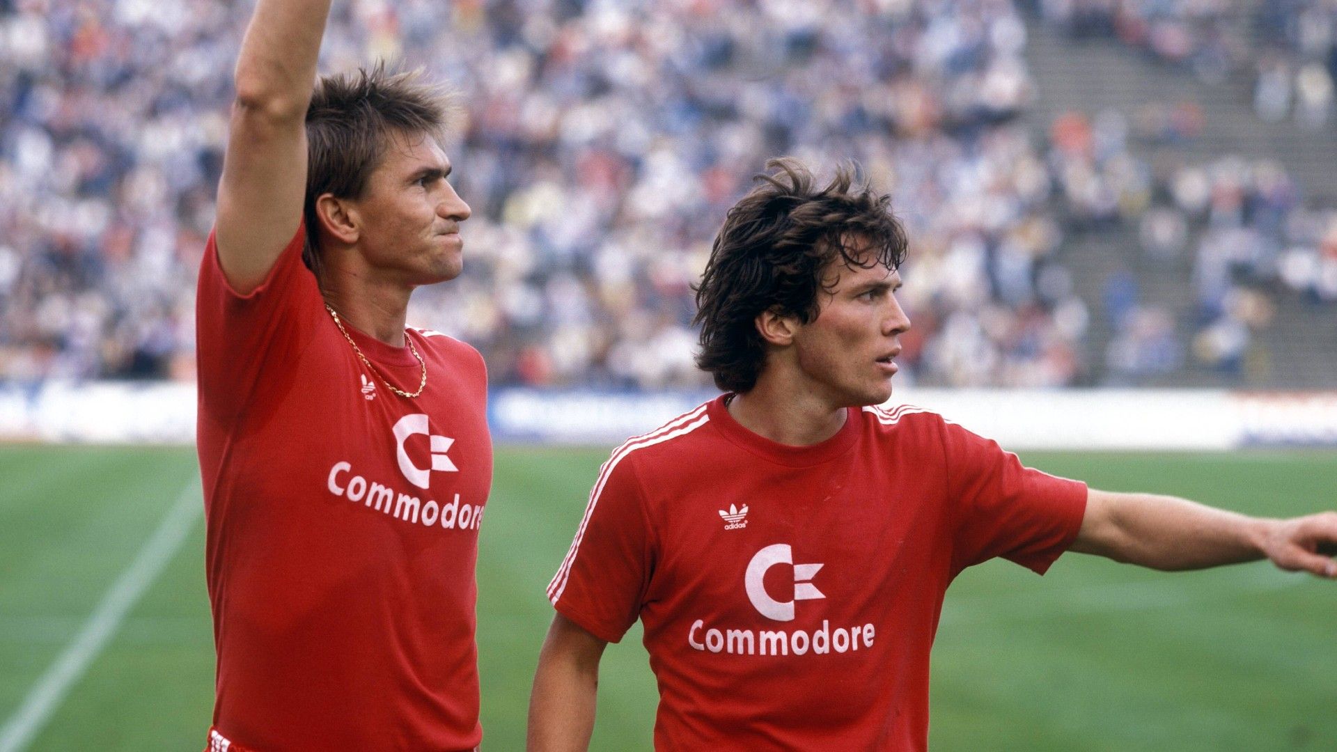 ***GER ONLY*** Klaus Augenthaler Lothar Matthäus FC Bayern