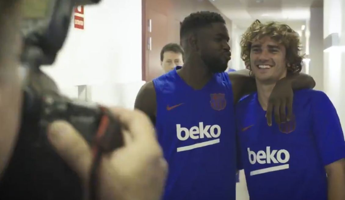 Griezmann Umtiti Barcelona