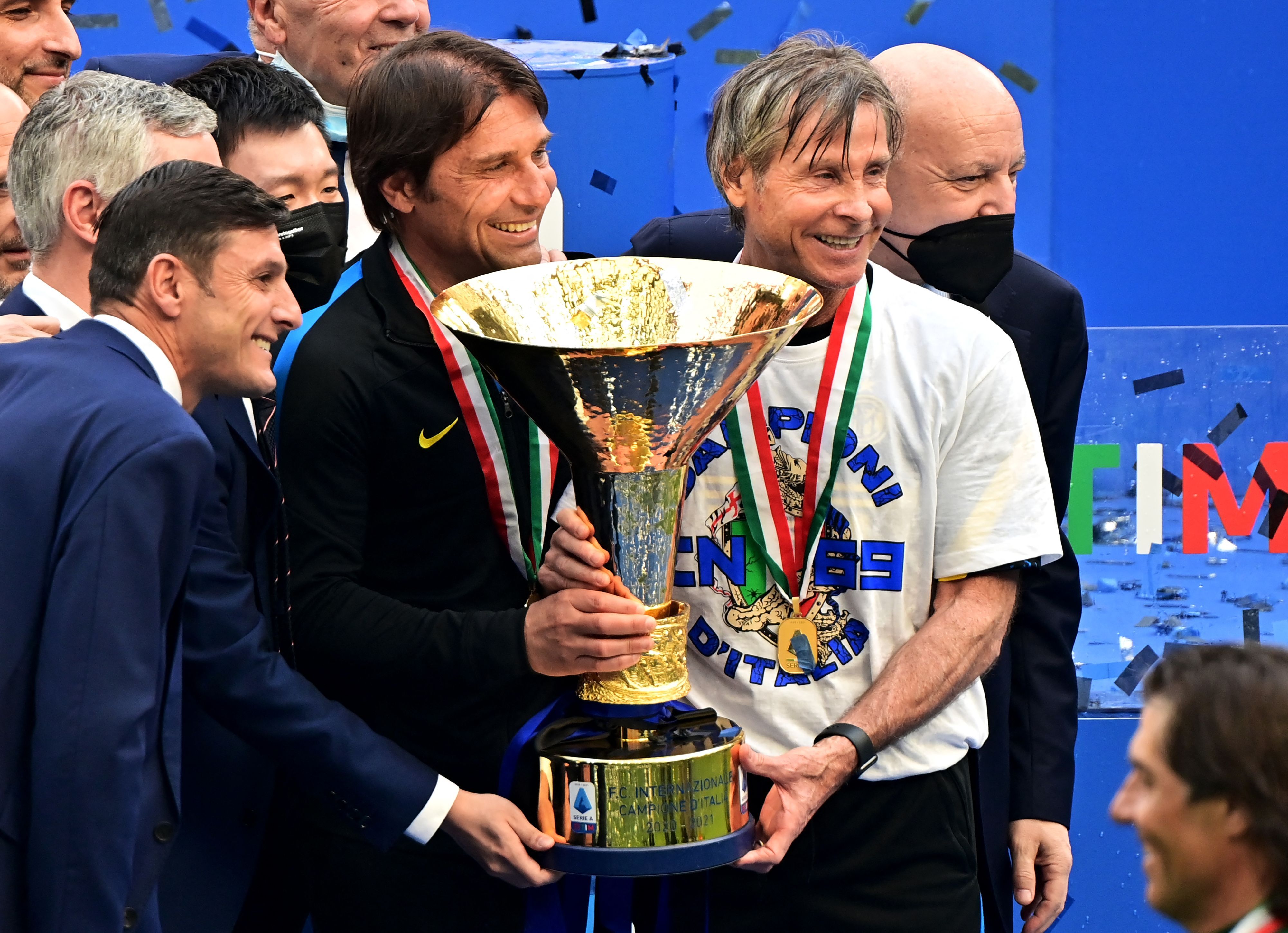 Conte, Zanetti, Marotta - Inter Milan