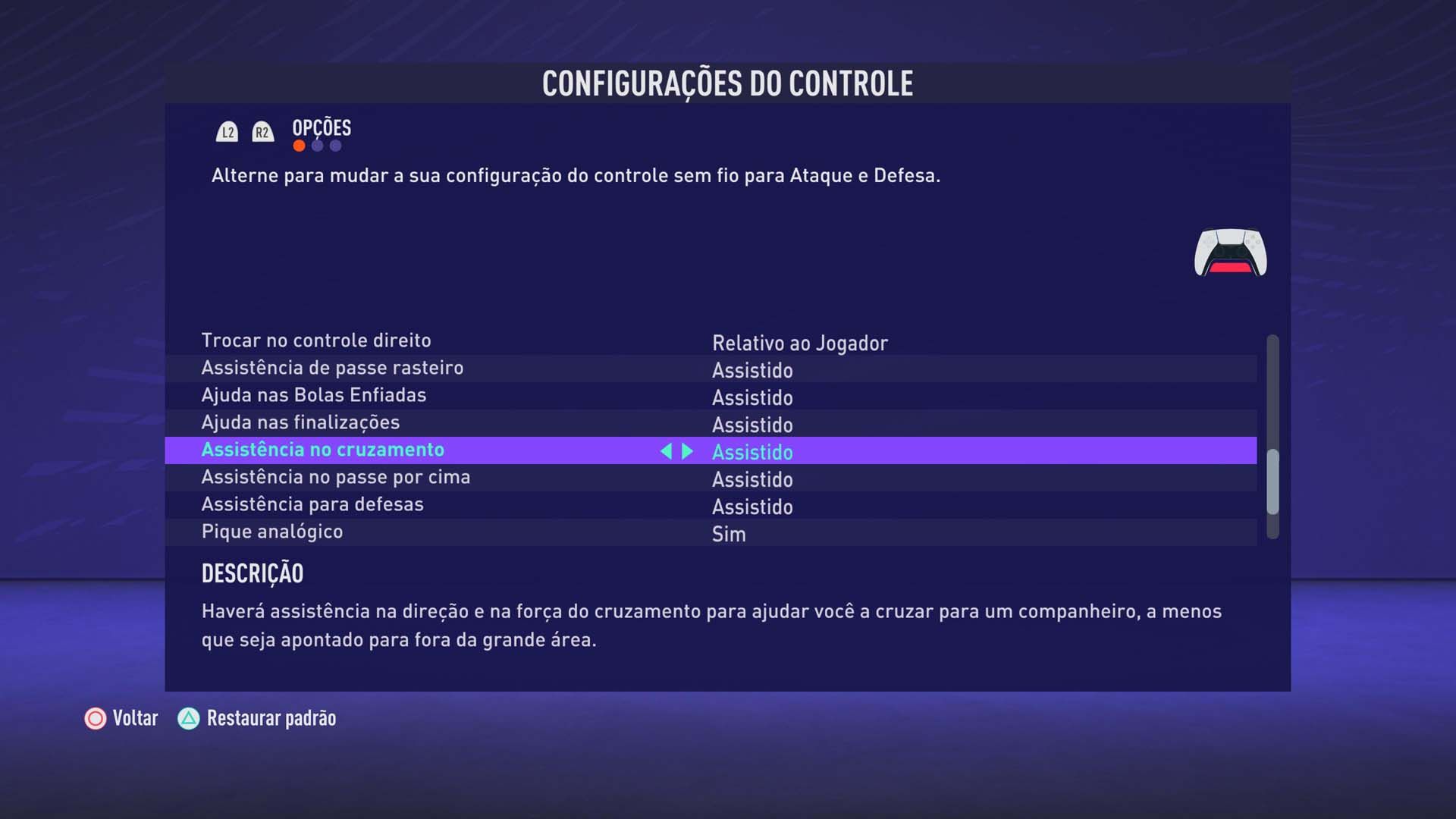 Configurações FIFA 21 - 6