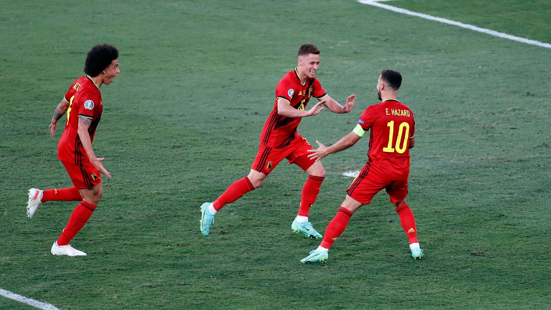 Hazard Belgium Portugal Euro 2020