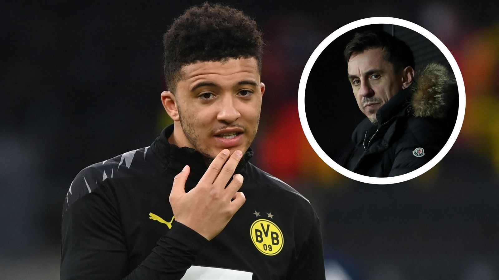 Jadon Sancho Gary Neville