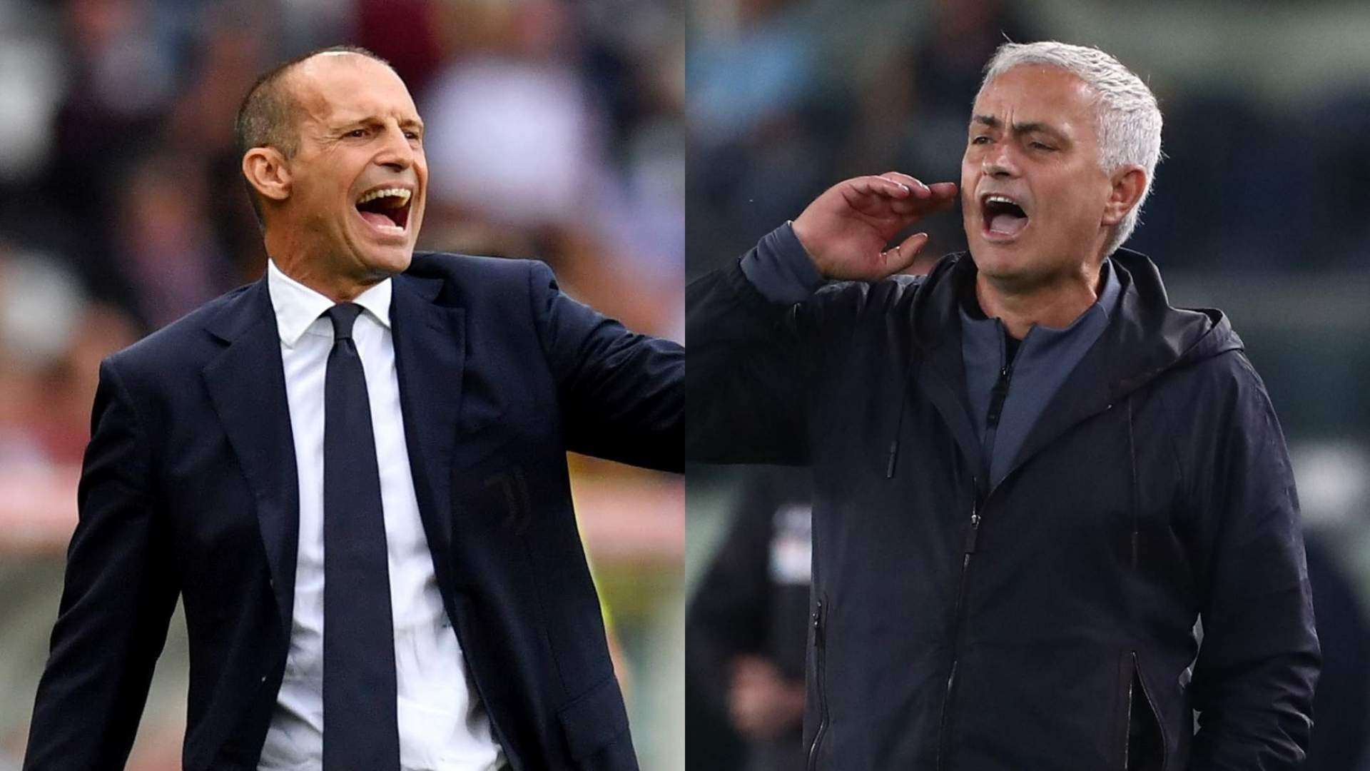 Allegri Juventus Mourinho Roma