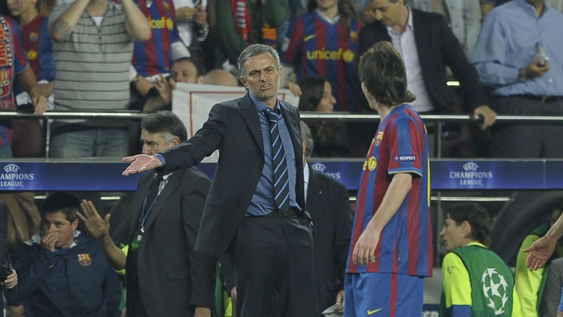 Messi Mourinho