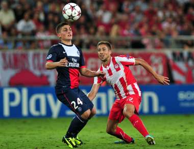 david fuster olympiakos marco verratti psg