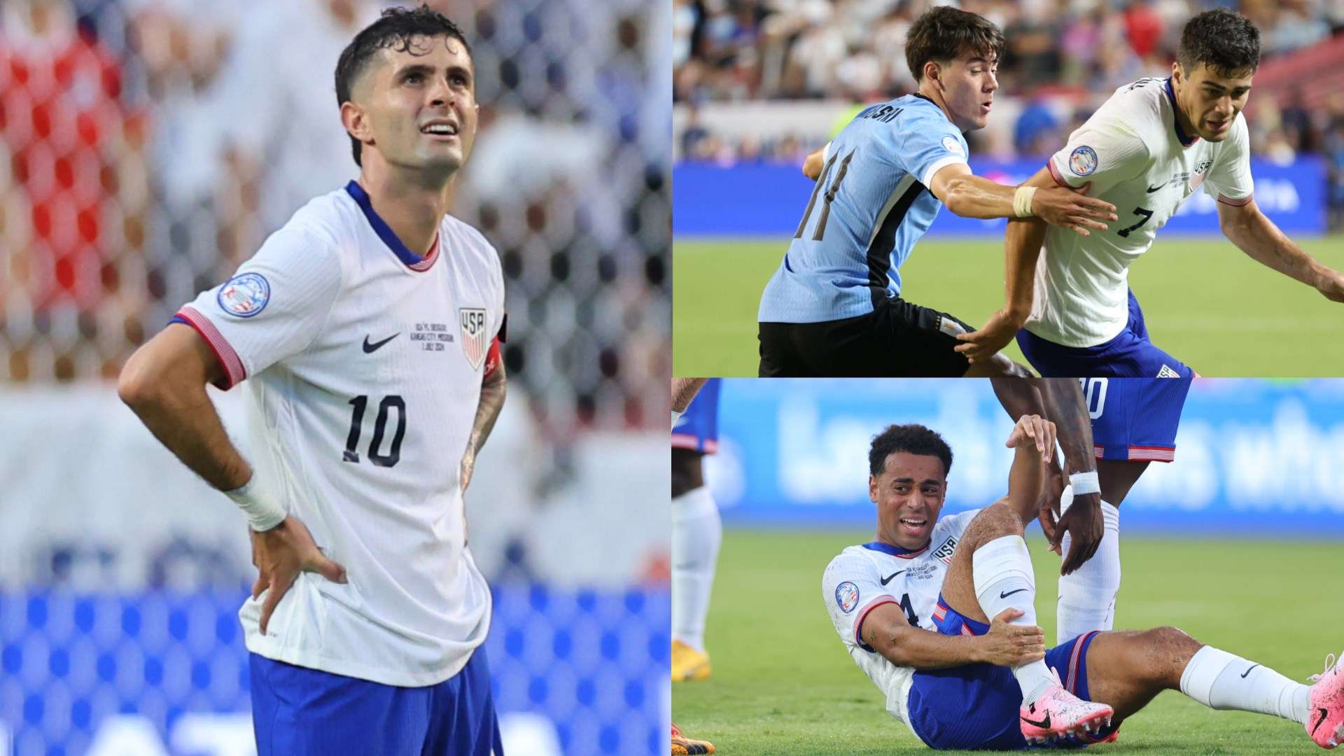 USMNT Copa America split v Uruguay