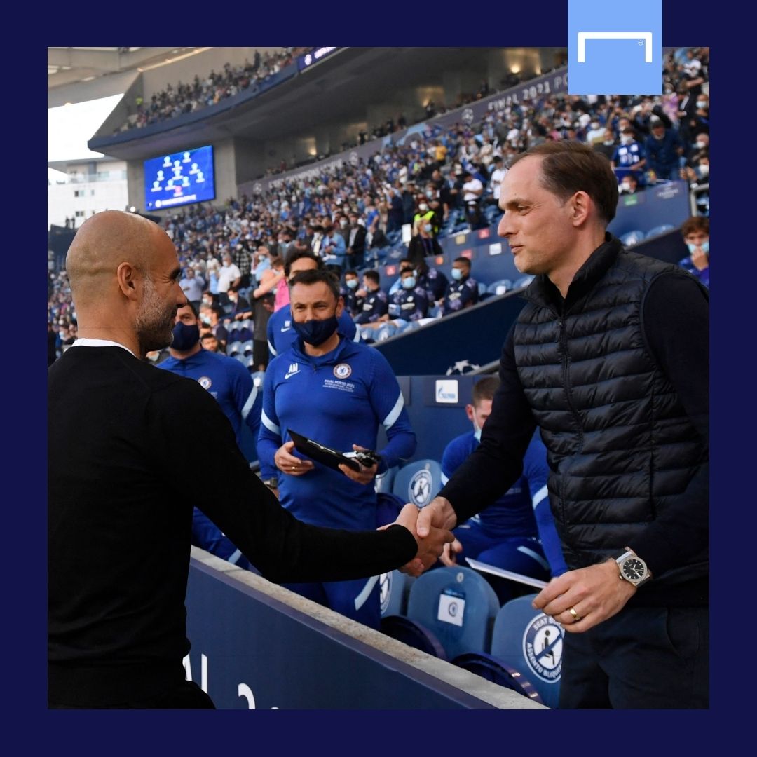 Thomas Tuchel Pep Guardiola Chelsea Manchester City GFX