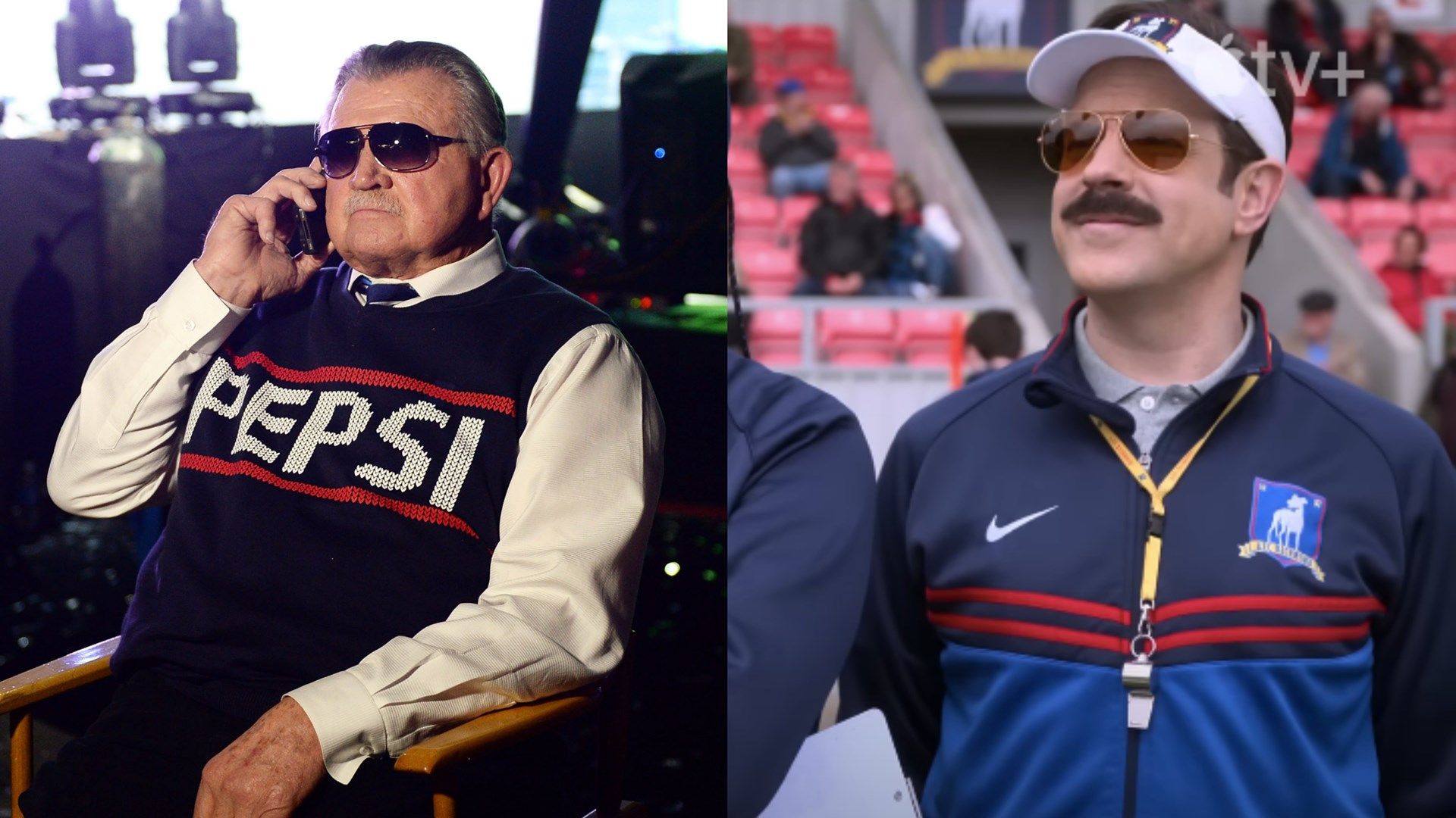 Mike Ditka Ted Lasso (Jason Sudeikis)