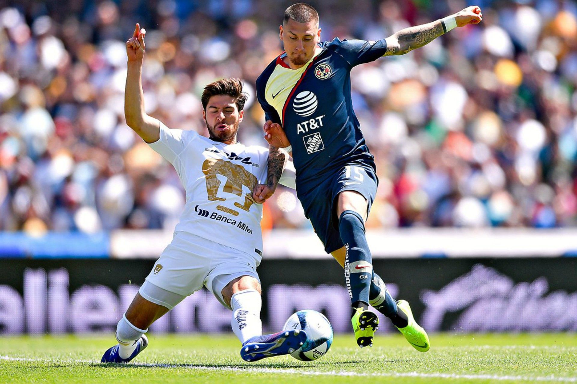 Pumas América Pablo Jáquez Nicolás Castillo