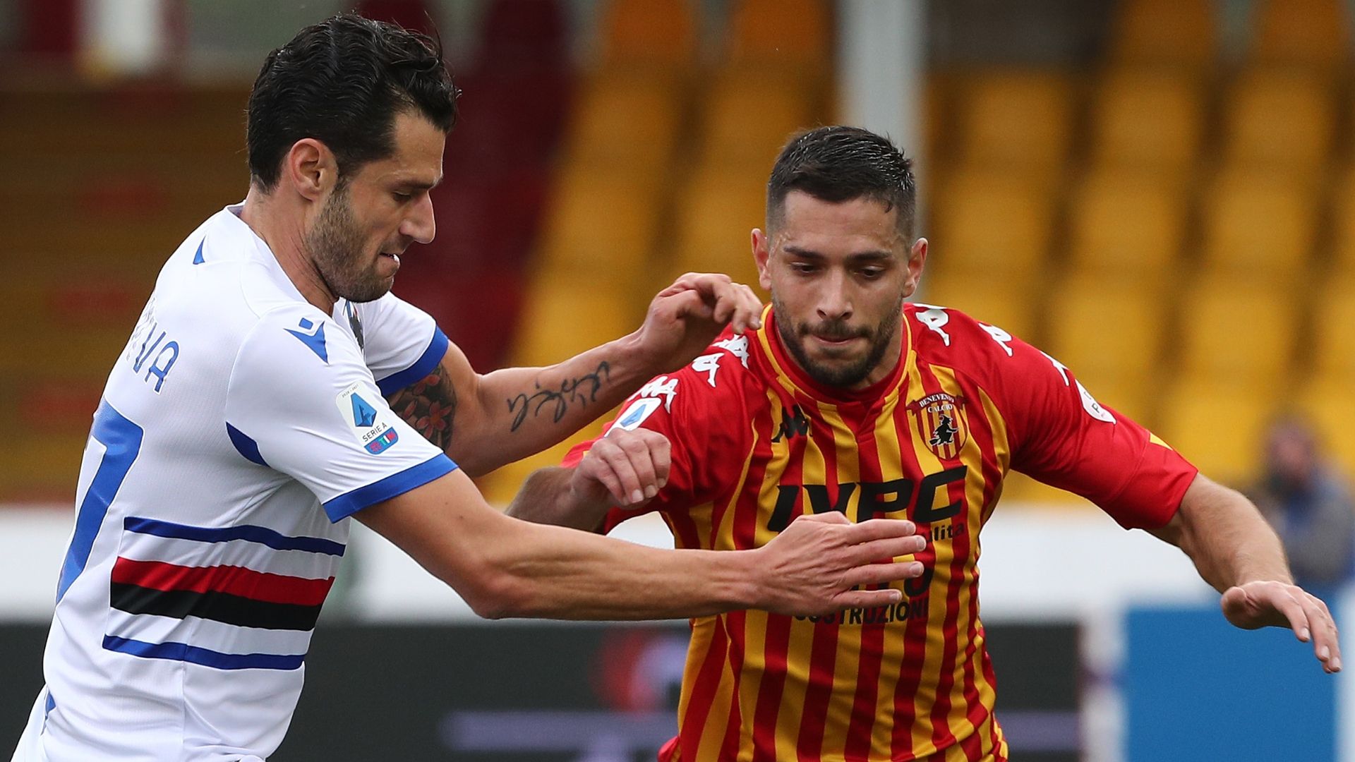 Candreva Caprari Benevento Sampdoria Serie A
