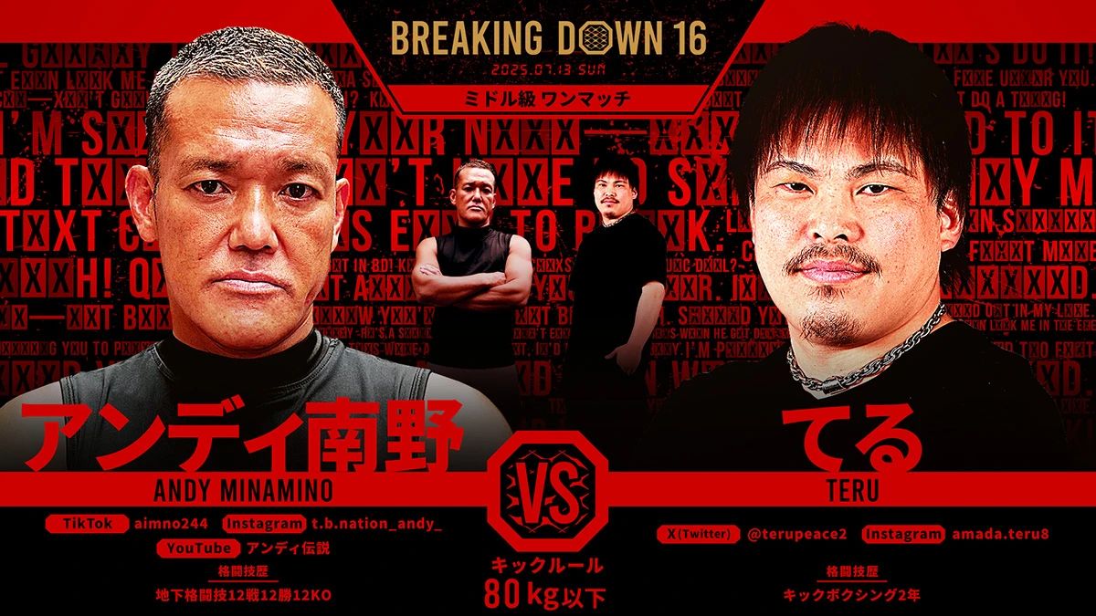 アンディ南野 vs てる